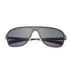 Atmosphere Polarized Sunglasses // Titanium // Gunmetal Frame + Black Lens
