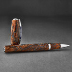 Visconti 'Divina' Orange Rollerball Pen // 55210