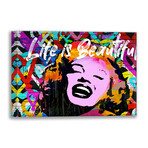 Marilyn Life is Beautiful (15"H x 18"W x 2"D)