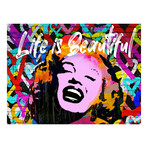 Marilyn Life is Beautiful (15"H x 18"W x 2"D)