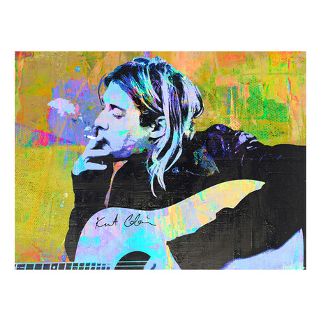 Kurt Cobain (15"H x 18"W x 2"D)