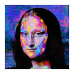Mona Lisa Electrified (15"H x 15"W x 2"D)