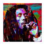 Bob Marley Jammin (15"H x 15"W x 2"D)
