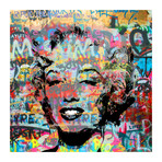 Marilyn Heavy Graffiti (15"H x 15"W x 2"D)