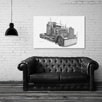 Redbubble Kenworth W900 (12"H x 8"W x 0.75"D)