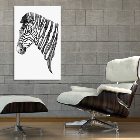 Zebra v.01 (8"H x 12"W x 0.75"D)