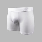 ALPHX Everyday Comfort // MDRN Boxer Brief // Frost White (X-Small)