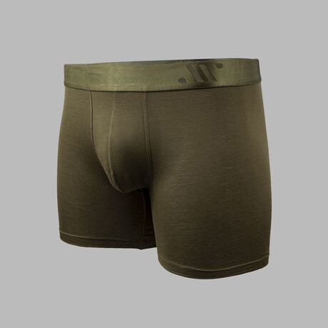 ALPHX Everyday Comfort // MDRN Boxer Brief // Moss Green (X-Small)