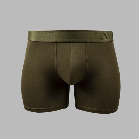 ALPHX Everyday Comfort // ATHLTC Boxer Brief // Moss Green (Small)