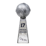 Denny McLain // Signed Baseball World Champion 14" Replica Silver Trophy