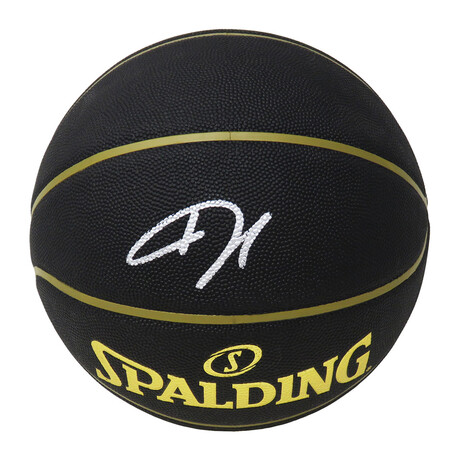 Giannis Antetokounmpo // Signed Spalding Elevation Black NBA Basketball