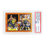 Larry Bird & Magic Johnson // Dual Signed Celtics/Lakers 1994 NBA Hoops Card #MB1 (PSA Encapsulated/Auto Grade 10)