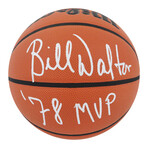 Bill Walton // Signed Wilson Indoor/Outdoor NBA Basketball w/ "78 MVP" Inscription