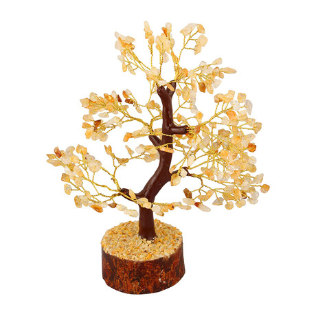 Gold Prosperity Gem Tree // Small