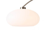 Morelli 84" Arc Lamp  by Peter Morelli // Dimmer Switch (Satin Nickel + Black)