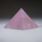 Genuine Polished Rose Quartz Pyramid