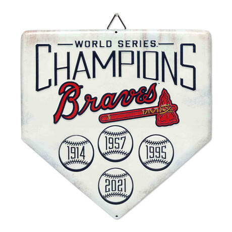 Atlanta Braves // Home Plate Metal