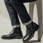 Oakridge Tall Cap Toe Boot // Black (US: 8.5)