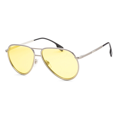 Men's Scott BE3135-100585 Sunglasses // Silver + Yellow