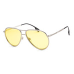 Men's Scott BE3135-100585 Sunglasses // Silver + Yellow