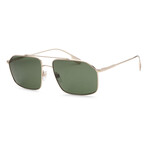Men's Webb BE3130-110971-59 Sunglasses // Light Gold + Dark Green