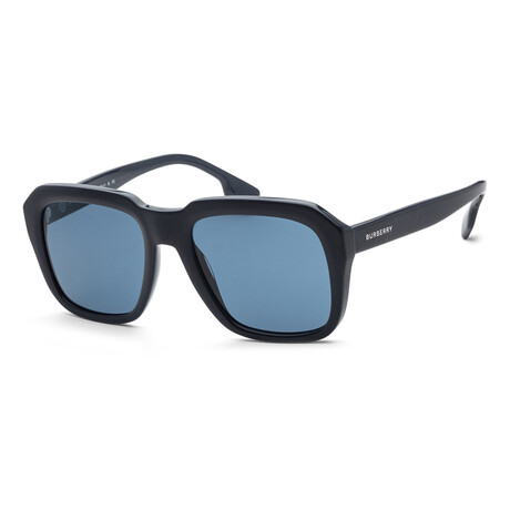 Men's Fashion BE4350-395180-55 Sunglasses // Blue + Dark Blue