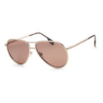 Burberry // Men's Scott BE3135-110973 Sunglasses // Light Gold + Dark Brown