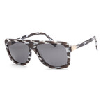 Women's Joan BE4362-397887 Sunglasses // White-Black + Dark Gray