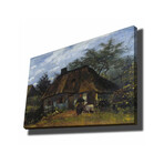 Cottage + Woman with Goat (17.7"H x 27.5"W x 1.1"D)