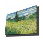 Green Wheat Field with Cypress (17.7"H x 27.5"W x 1.1"D)