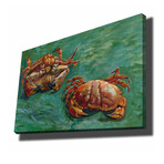 Two Crabs (17.7"H x 27.5"W x 1.1"D)