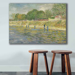 The Banks of the Seine (17.7"H x 27.5"W x 1.1"D)