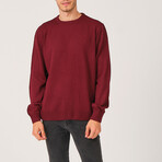 Myles Crew Sweatshirt // Burgundy (Small)