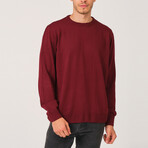 Myles Crew Sweatshirt // Burgundy (Small)