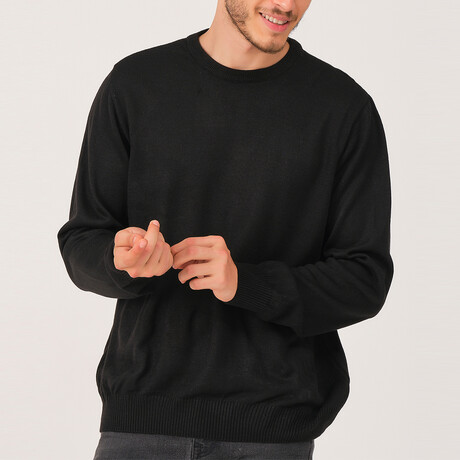Myles Crew Sweatshirt // Black (Small)