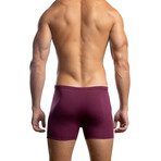 Lux Profile Modal Boxer Brief // Beetroot (XS)