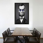 Abraham Lincoln (Steampunk Glasses) by Rob Snow (26"H x 18"W x 0.75"D)