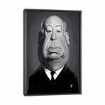 Alfred Hitchcock by Rob Snow (26"H x 18"W x 0.75"D)