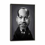 Martin Luther King  by Rob Snow (26"H x 18"W x 0.75"D)