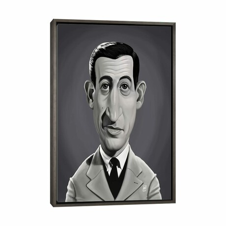 J.D. Salinger  by Rob Snow (26"H x 18"W x 0.75"D)