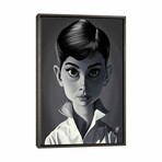 Audrey Hepburn by Rob Snow (26"H x 18"W x 0.75"D)