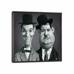 Laurel & Hardy by Rob Snow (18"H x 18"W x 0.75"D)