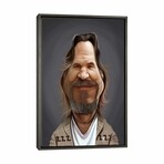 Jeff Bridges by Rob Snow (26"H x 18"W x 0.75"D)