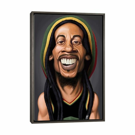 Bob Marley by Rob Snow (26"H x 18"W x 0.75"D)