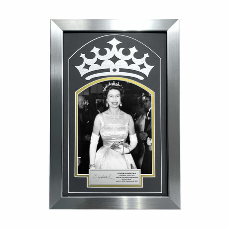 Queen Elizabeth II // "Her Majesty" Collage Ver. 1 // Framed