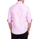 Chivalry Isn’t Dead Long Sleeve Button Up Shirt // Pink (S)