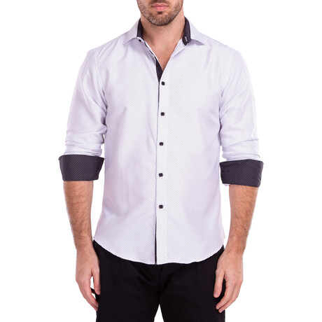 Chivalry Isn’t Dead Long Sleeve Button Up Shirt // White (XS)