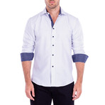 Worldly Long Sleeve Button Up Shirt // White (3XL)