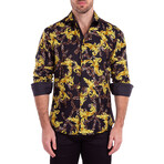 As Good As Gold Long Sleeve Button Up Shirt // Black (XL)