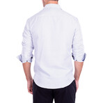 Worldly Long Sleeve Button Up Shirt // White (S)